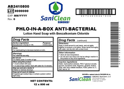 Case Label (Phlo In A Box Anti Bacterial (800   800 mL Case) Rev. 0)